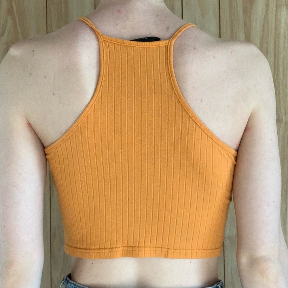 Bundle Blue & Orange Ribbed Crop Tops - Picture 13 of 16